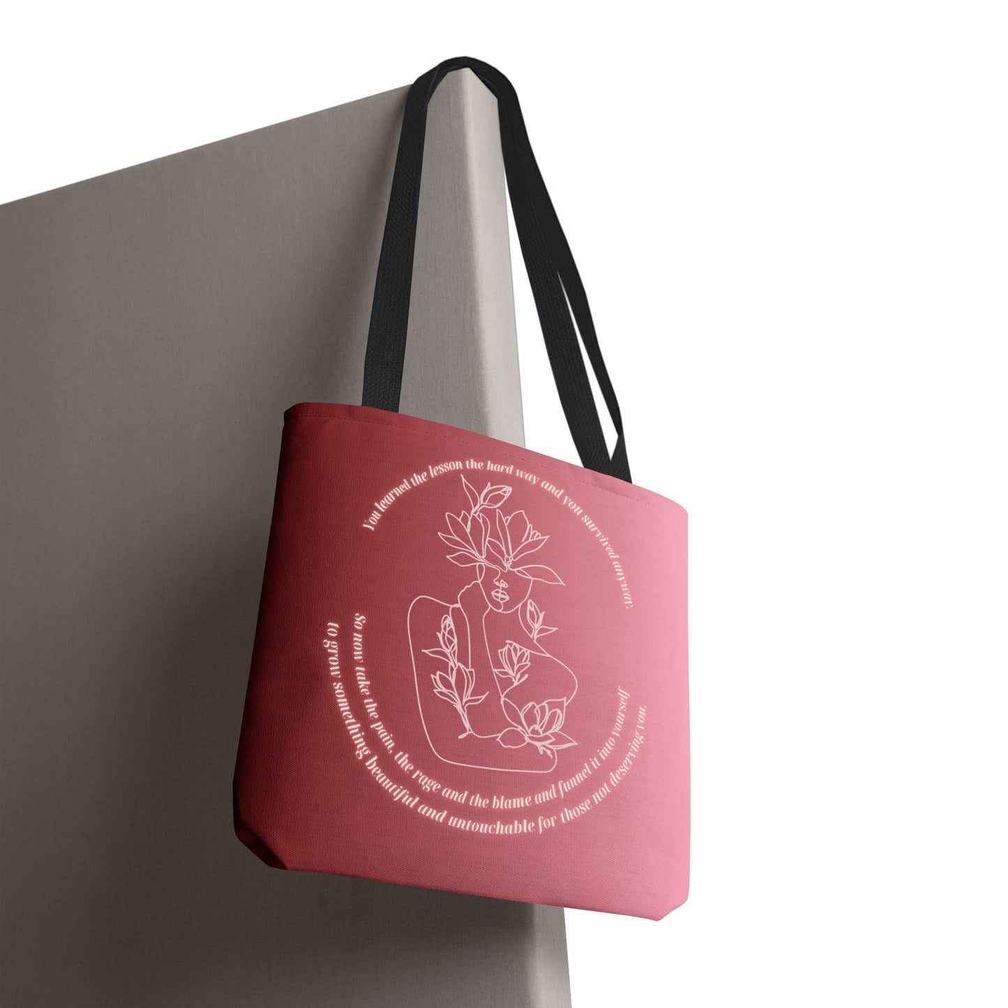 Butterfly Empowerment Tote – Flourishing Goddess Design | Spiritual & Eco-Friendly Tote Bag